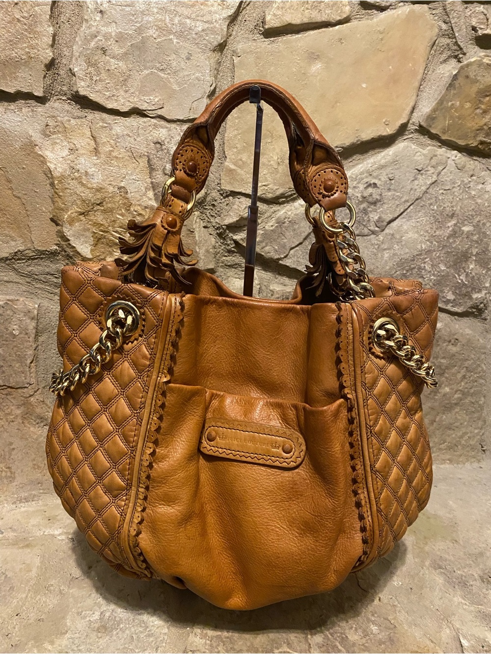Vintage Juicy Couture quilted leather bag